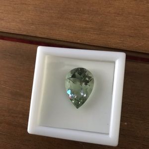 🌸 Prasiolite  Pear Stone